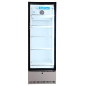 Bluestar 375 L 5 Star Vertical Visi Cooler | Double Layer Glass Door | Tropicalized Compressor | Adjustable Shelves (SC375F, White)