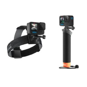 GoPro HERO12 Black Waterproof Action Camera + Accessories Bundle with 5.3K60 Ultra HD Video, 27MP Photos, 1080p Live Streaming, Enduro Ba...