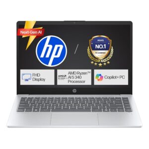 HP OmniBook 3 Thin & Light Laptop (AMD Ryzen AI 5/ 16GB RAM/ 512GB SSD/ 14 Inch (35.6 cm) FHD Display/ AMD Radeon 840M Graphics/ Windows...