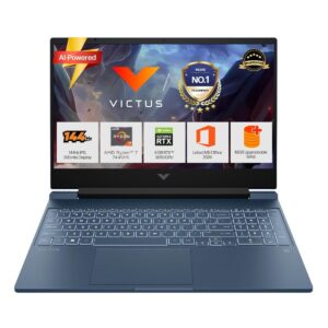 HP Victus Gaming Laptop (AMD Ryzen 7/ 16GB RAM/ 512GB SSD/ 15.6 Inch (39.6 cm) 144 Hz Full HD IPS Display/ 6GB-NVIDIA GeForce RTX 3050 Gr...